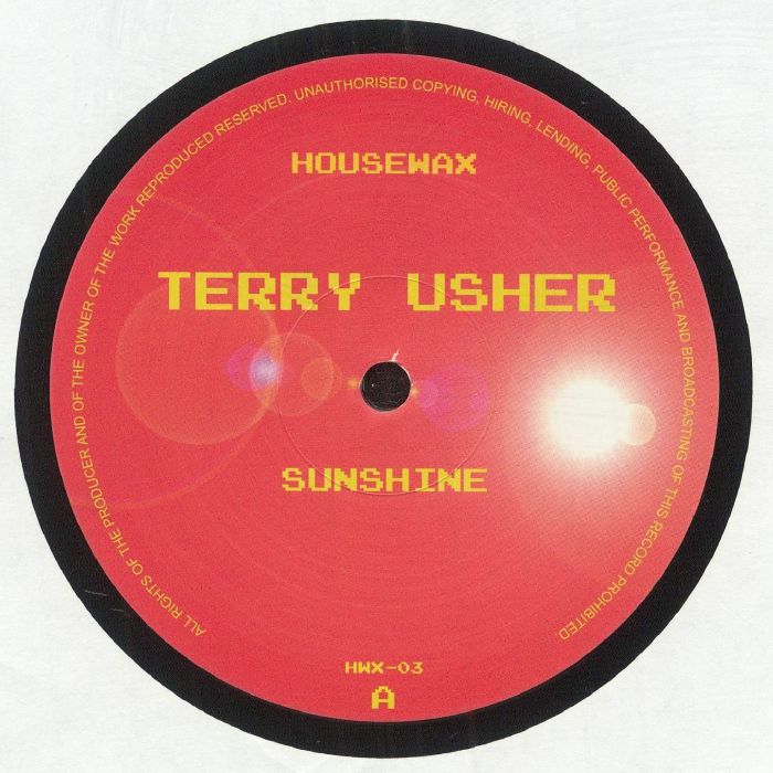 Terry Usher – Sunshine (12", Housewax, 2024) Front Cover