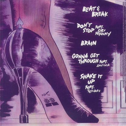 Tesfa Williams – La Clique (12", Local Talk, 2025) back cover