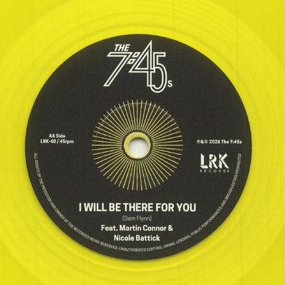 The 7:45s Yemi Bolatiwa – I'll Be Fine / I Will Be There for You (7", Transparent Yellow, LRK Records, 2026) Back Cover
