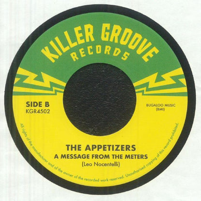 The Appetizers – Make It Reggay (7", Killer Groove Records, 2026) Back Cover