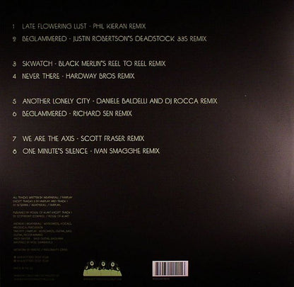 The Asphodells – Remixed (2xLP, Rotters Golf Club, 2025) back cover