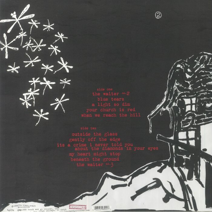 The Black Heart Procession – 2 (LP, Touch And Go, 2014) Back Cover
