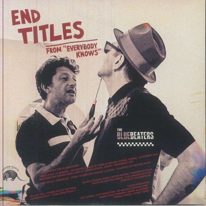 The Bluebeaters – Ora Lo Sai (7", Caribb Roots, 2024) Back Cover