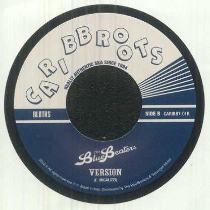 The Bluebeaters – Trinity (7", Caribb Roots, 2023) Back Cover