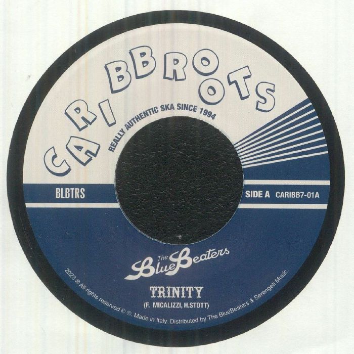 The Bluebeaters – Trinity (7", Caribb Roots, 2023) Front Cover
