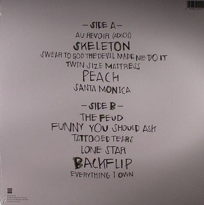 The Front Bottoms – Talon Of The Hawk (LP, Bar/None Records, 2013) Back Cover
