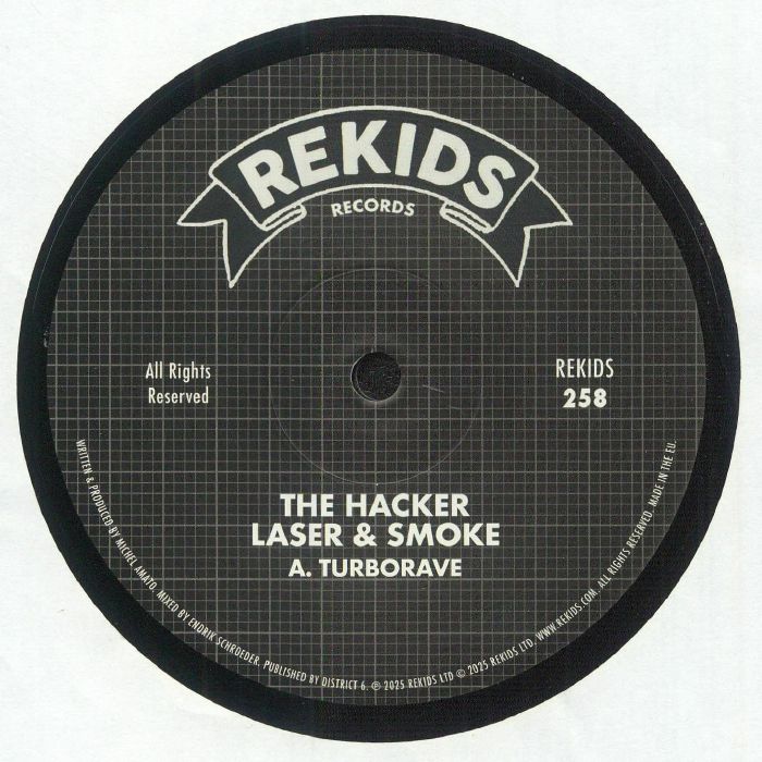 The Hacker – Laser & Smoke (12", Rekids, 2025) Front Cover