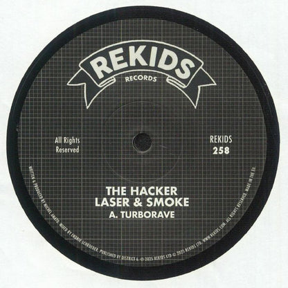 The Hacker – Laser & Smoke (12", Rekids, 2025) Front Cover