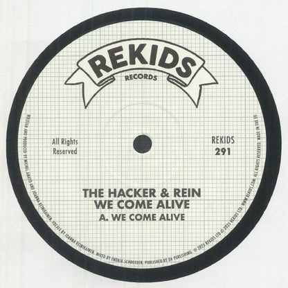 The Hacker & Rein – We Come Alive (12", REKIDS, 2026) Front Cover
