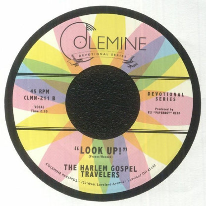 The Harlem Gospel Travelers feat. Aaron Frazer – Help Me To Understand (7", Clearwater Blue, Colemine Records, 2023) Back Cover