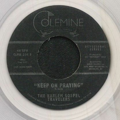 The Harlem Gospel Travelers – Fight On! (7", Clear, Colemine Records, 2021) Back Cover