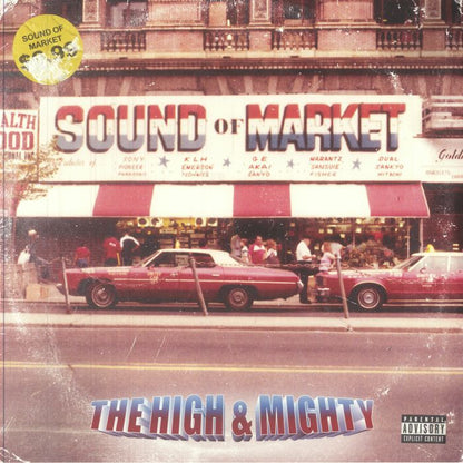 The High & Mighty – Sound Of Market (2xLP, Eastern Conference Records, 2025) Front Cover