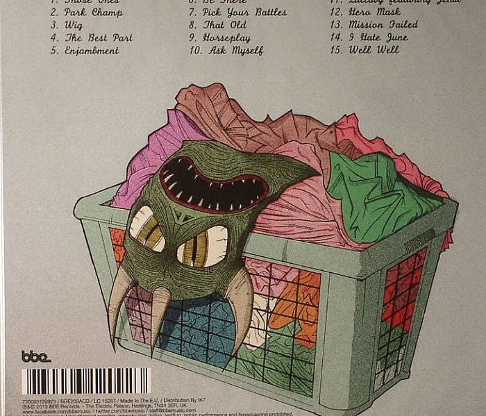 The Last Skeptik – Thanks For Trying (CD, BBE, 2013) Back Cover