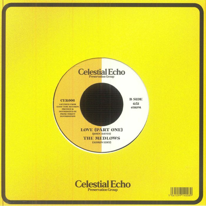 The Medlows – Love (Part One) (7", Celestial Echo, 2025) back cover