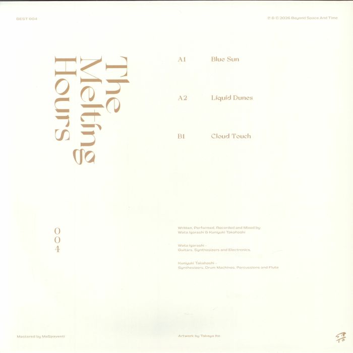 The Melting Hours – The Melting Hours (12", Beyond Space And Time, 2026) Back Cover