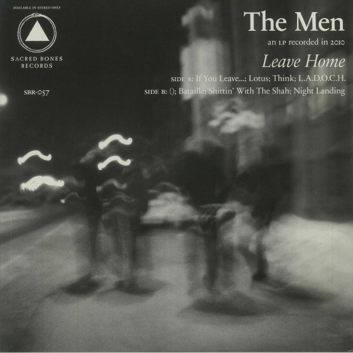 The Men – Leave Home (LP, White, Sacred Bones Records, 2021) Front Cover
