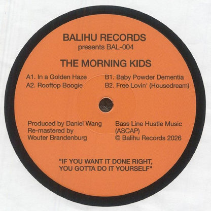 The Morning Kids – In A Golden Haze (12", Balihu Records, 2026) Front Cover
