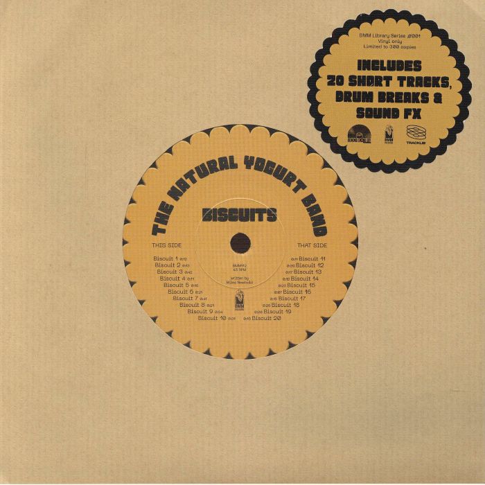 The Natural Yogurt Band – Biscuits (7", BMM Records, 2026) Front Cover