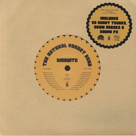 The Natural Yogurt Band – Biscuits (7", BMM Records, 2026) Front Cover
