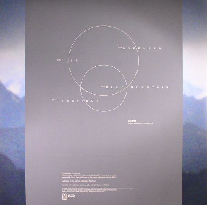 The Necks – Unfold (2xLP, Ideologic Organ, 2017) Back Cover