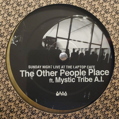 The Other People Place Ft. Mystic Tribe A.I. – Sunday Night Live At The Laptop Cafe (12", Brown / Black Marbled, Clone, 2025) image 01