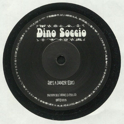 The Patchouli Brothers / Dino Soccio – You've Got The Power / She's A Dancer (7", Take Away, 2025) back cover