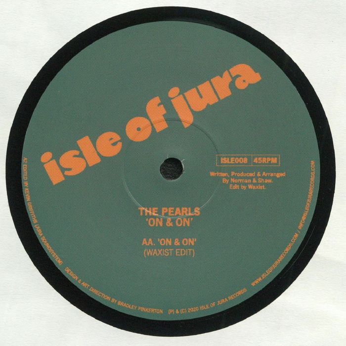 The Pearls / The Pearls Allstars – On And On (12", Isle Of Jura, 2020) Back Cover