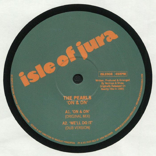 The Pearls / The Pearls Allstars – On And On (12", Isle Of Jura, 2020) Front Cover