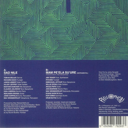 The Polyversal Souls – Sad Nile / Mam Pe Ela Su Ure (Instrumental) (7", Philophon, 2023) Back Cover