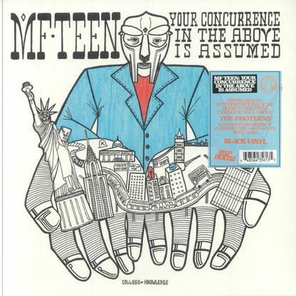 The Pro-Teens – MF TEEN: Your Concurrence In The Above Is Assumed (LP, College Of Knowledge Records, 2025) Front Cover