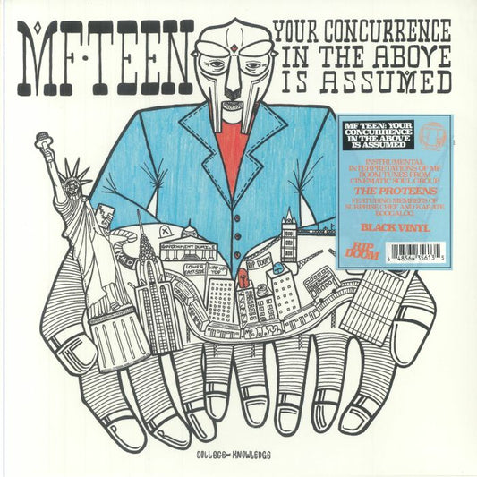 The Pro-Teens – MF TEEN: Your Concurrence In The Above Is Assumed (LP, College Of Knowledge Records, 2025) front cover