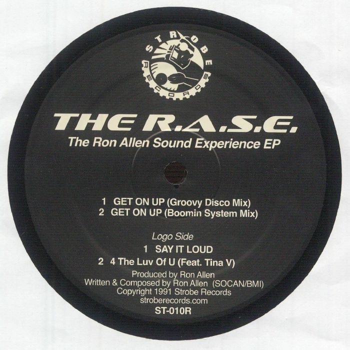 The R.A.S.E. – The Ron Allen Sound Experience EP (12", Strobe Records, 2026) Front Cover