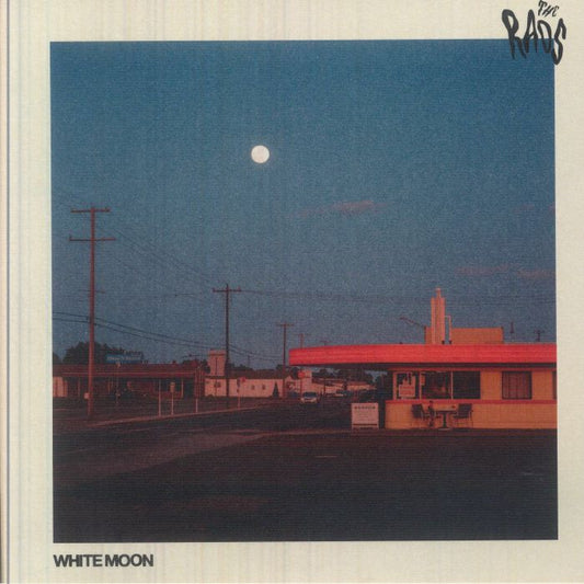 The Rads – White Moon (7", gatefold poster, Mule Train Rec, 2026) Front Cover
