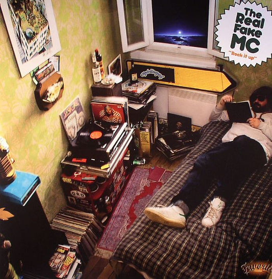 The Real Fake MC – Rock It Up (LP, Favorite Recordings, 2012) Front Cover