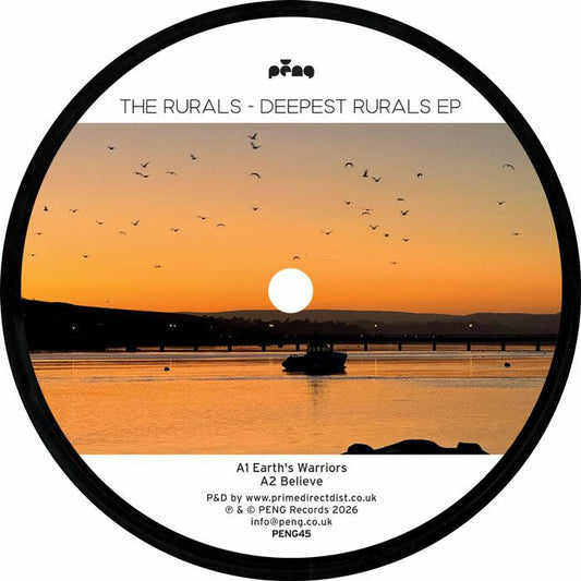 The Rurals – Deepest Rurals EP (12", Peng, 2026) Front Cover