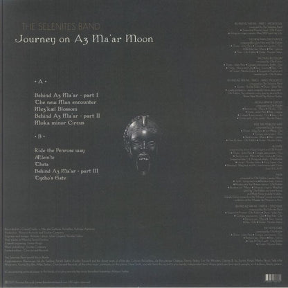 The Selenites Band – Journey On Az Ma'ar Moon (LP, The Penrose Records, 2025) Back Cover