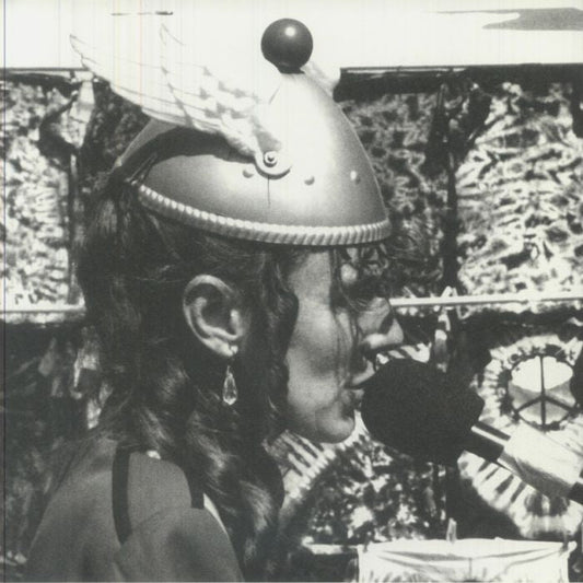 The Space Lady – The Space Lady's Greatest Hits (LP, Frosted Clear, Night School, 2026) Front Cover