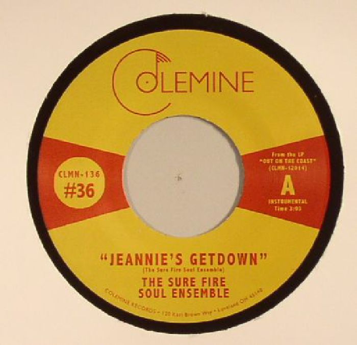 The Sure Fire Soul Ensemble – Jeannie's Get Down / A Message From The Meters (7", Colemine Records, 2016) Front Cover