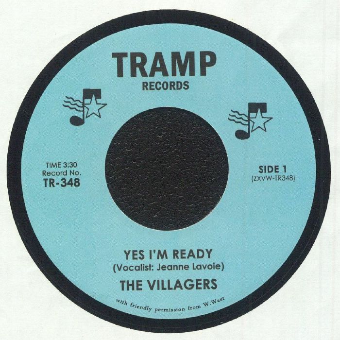 The Villagers – Yes I'm Ready (7", Tramp Records, 2025) Front Cover