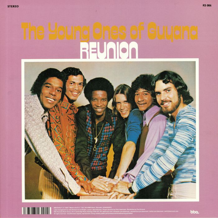 The Young Ones Of Guyana – On Tour / Reunion (2xLP, BBE, 2019) Back Cover