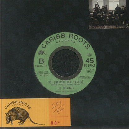 TheakaAFRICA Unite Originals / The Bluebeaters – No! (No No No No) (7", Caribb Roots, 2026) Back Cover