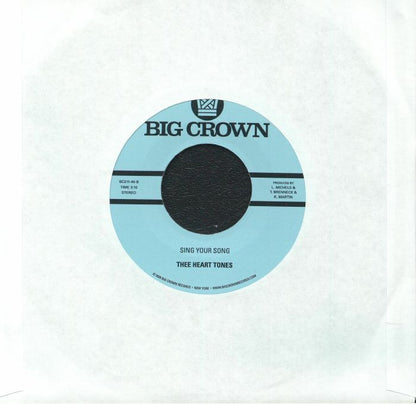 Thee Heart Tones – Don't Forget Me Love (7", Big Crown Records, 2026) Back Cover