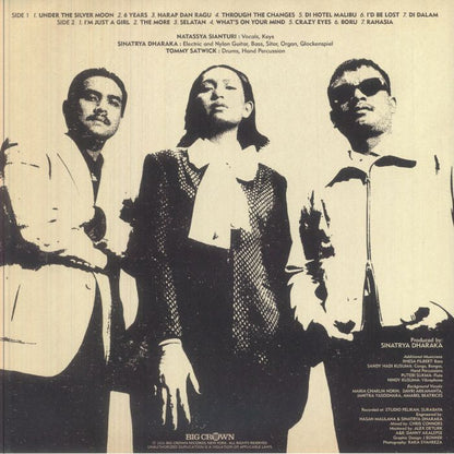 Thee Marloes – DI HOTEL MALIBU (LP, Clear Emerald, Big Crown Records, 2026) Back Cover