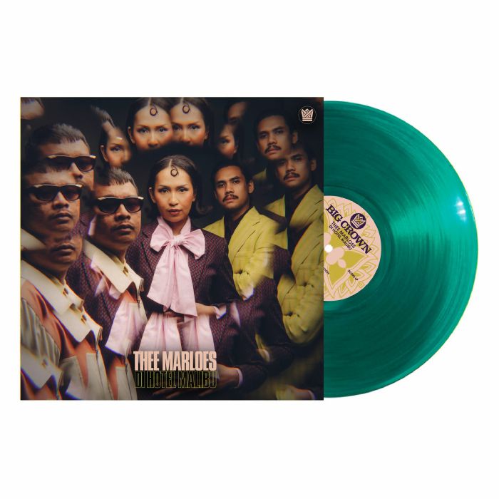 Thee Marloes – DI HOTEL MALIBU (LP, Clear Emerald, Big Crown Records, 2026) Front Cover