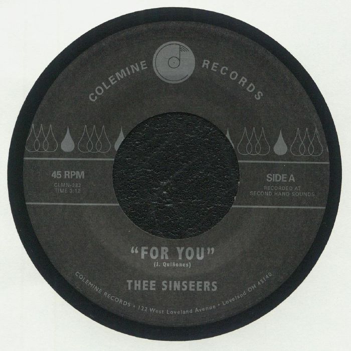 Thee Sinseers – For You (7", Colemine Records, 2024) Front Cover
