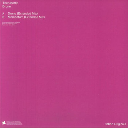 Theo Kottis – Drone (12", fabric Originals, 2025) Back Cover