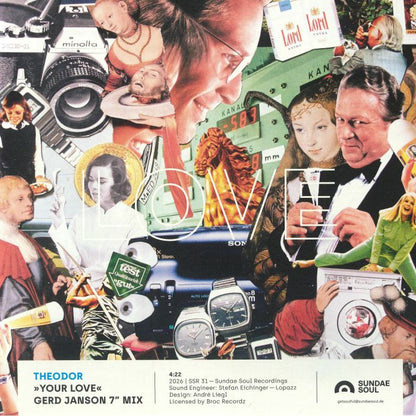 Theodor – Your Love (7", Sundae Soul, 2026) Back Cover