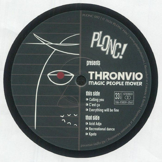 Thronvio – Magic People Mover EP (12", PLONC Hits!, 2026) Front Cover