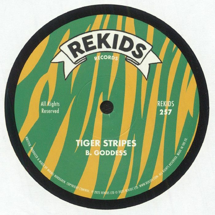 Tiger Stripes – All Night Long (12", REKIDS, 2025) back cover