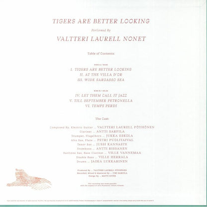 Valtteri Laurell Nonet - Tigers Are Better Looking (LP)